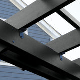 Highwood Bodhi 10 x 10 Recycled Plastic Pergola