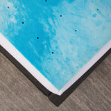 Bodipedic Cooling Gel Swirl Memory Foam Mattress Topper