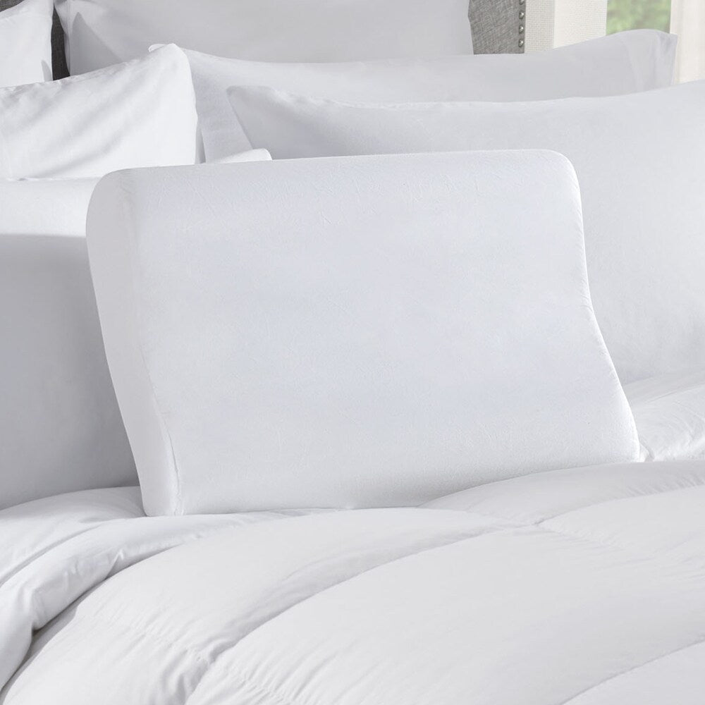 Essentials Memory Foam Medium Comfort Standard-size Contour Pillow