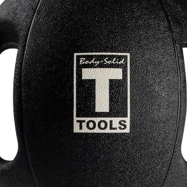 Body Solid Tools BSTDMB10 Dual Grip Medicine Ball - 10lbs - Black