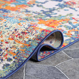 Superior Abstract Splatter Modern Indoor Outdoor Runner or Area Rug