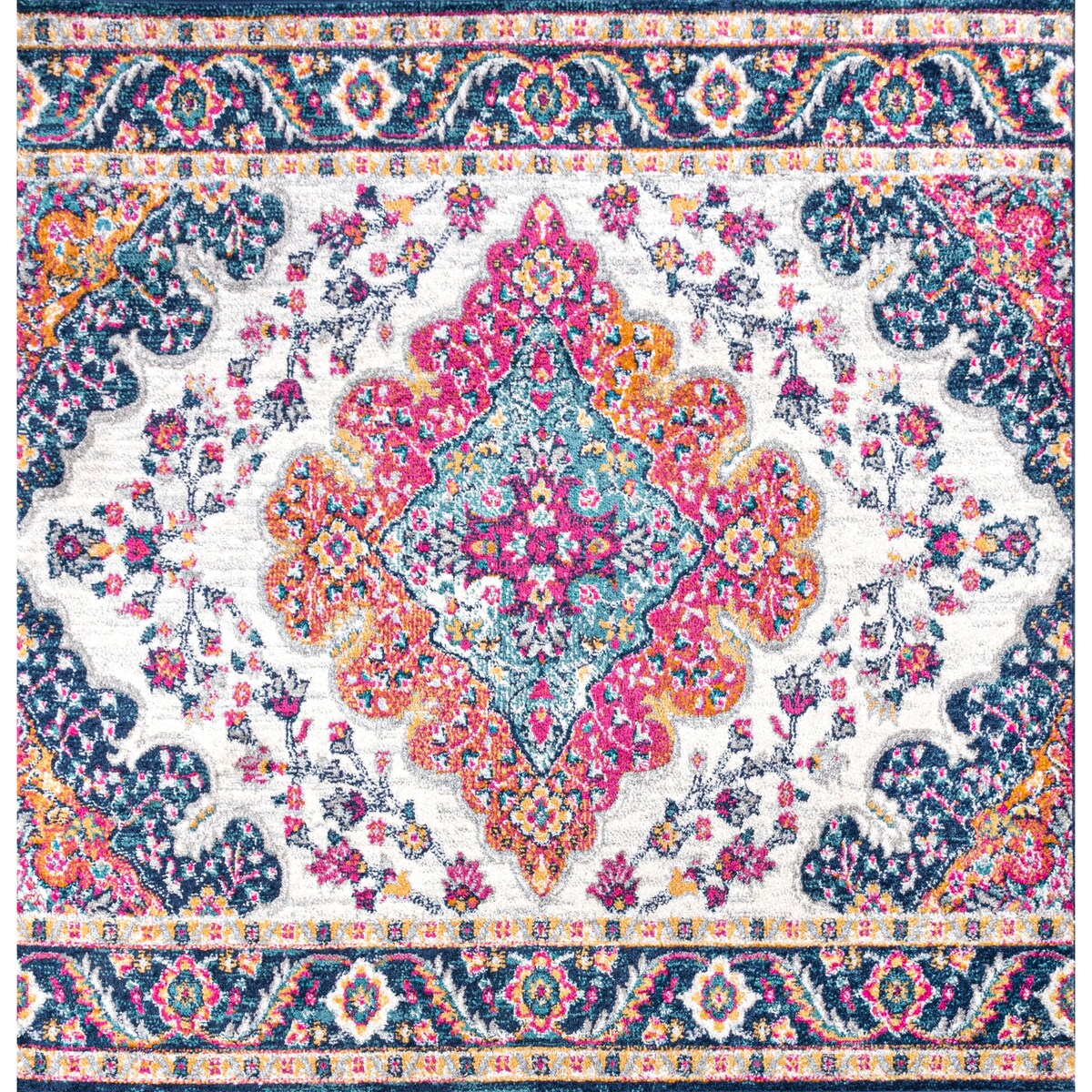 JONATHAN Y Bohemian FLAIR Boho Vintage Medallion Area Rug