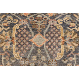 Bohemian Heriz Ziegler Ryan Grey Rust Hand-Knotted Rug - 4'0'' x 5'9''