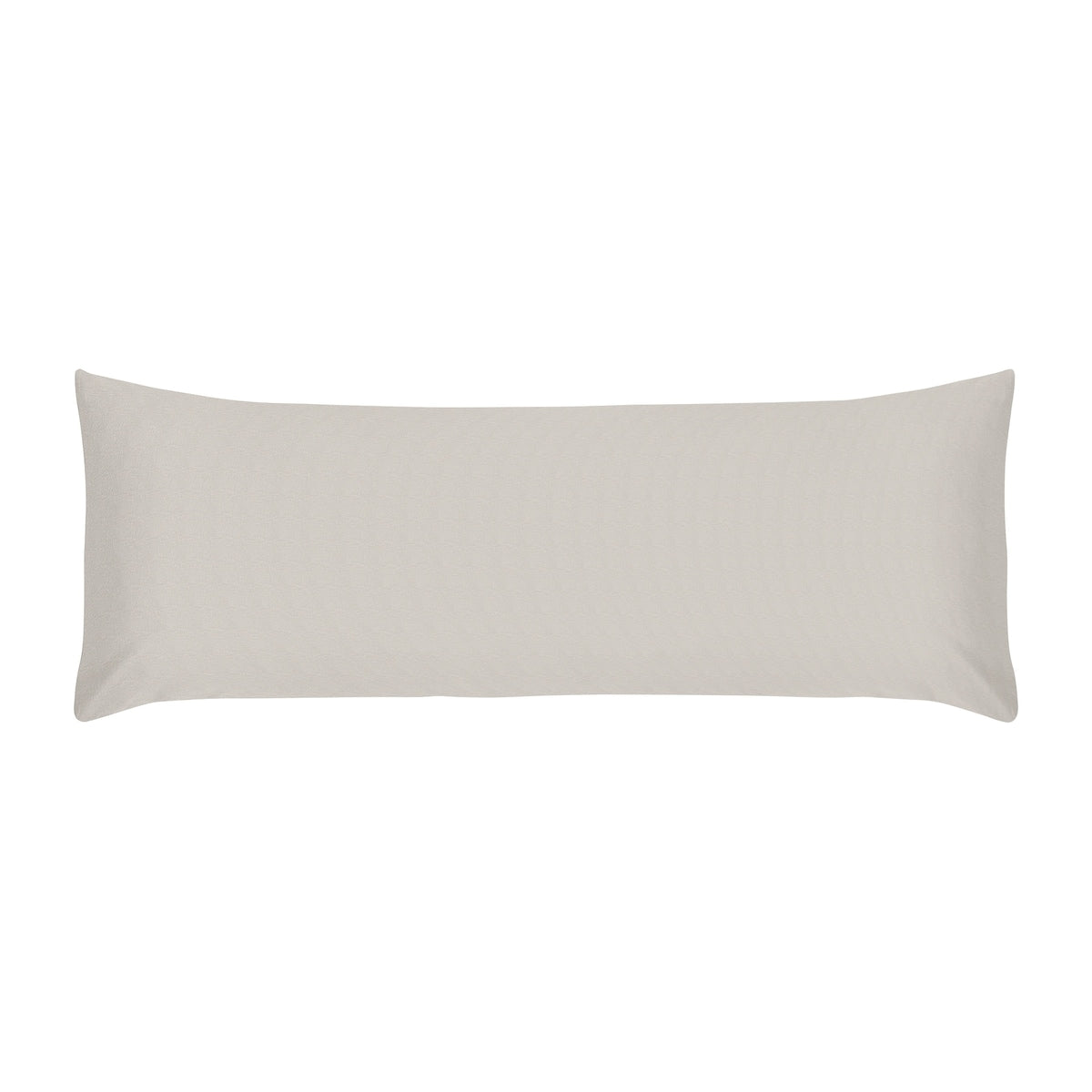 Boho Botanical Leaf Body Pillow Case (Pillow Not Included) Ivory Cream Beige Tan Taupe Linen Woodland Farmhouse Floral Bohemian
