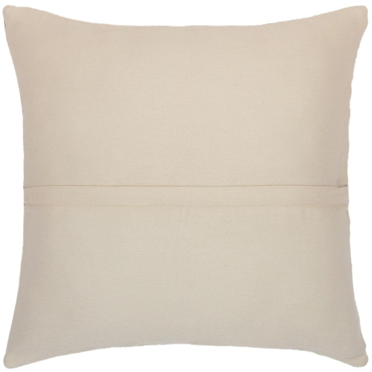 Boho Chic Linda Hand-Woven Turkish Kilim Throw Pillow 18 in. x 18 in.