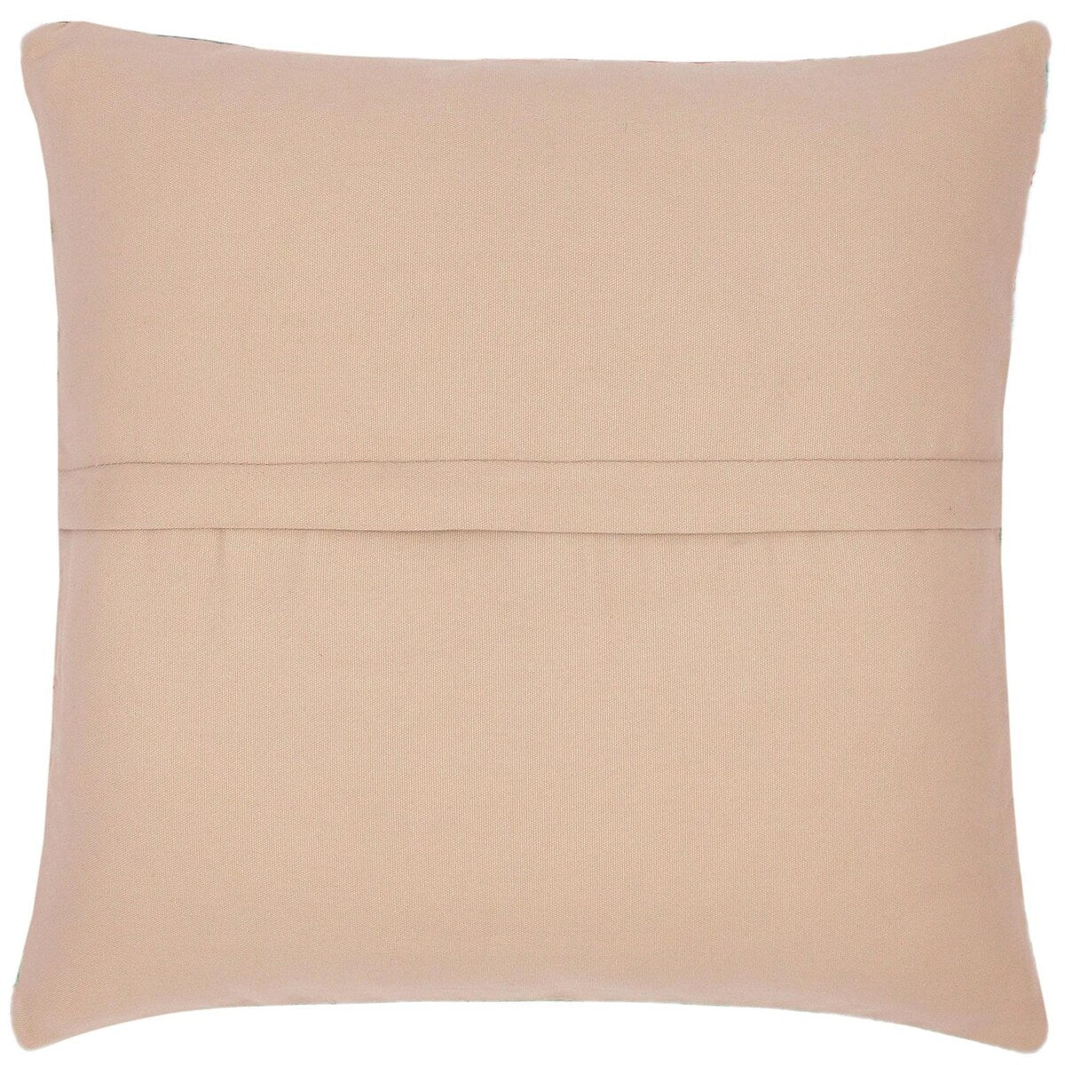 Boho Chic Scarlet Hand-Woven Turkish Kilim Pillow 18 in. x 18 in.