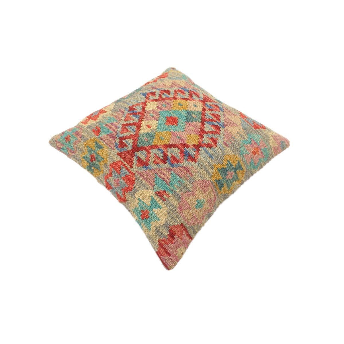 Boho Chic Turkish Stanton Hand Woven Kilim Pillow