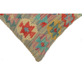Boho Chic Turkish Stanton Hand Woven Kilim Pillow