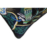 Boho Chic Waddell Silk Embroidered Handmade Pillow