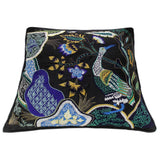 Boho Chic Waddell Silk Embroidered Handmade Pillow