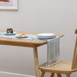 Boho Embroidered Table Runners With Tassels
