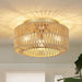 Boho Light Fixtures Ceiling Mount - brown