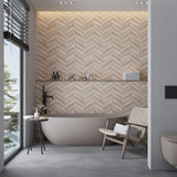 Apollo tile 16" x 48" Bois Matte Light Brown Beige Ceramic Tile (15.5 sq ft/case) - 3 Pack