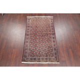 Bokhara Geometric Hand-Knotted Wool Pakistan Oriental Rug - 5'10" x 3'4" Runner