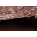 Bokhara Geometric Hand-Knotted Wool Pakistan Oriental Rug - 5'10" x 3'4" Runner