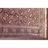 Bokhara Geometric Hand-Knotted Wool Pakistan Oriental Rug - 5'10" x 3'4" Runner