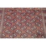Bokhara Geometric Hand-Knotted Wool Pakistan Oriental Rug - 5'10" x 3'4" Runner