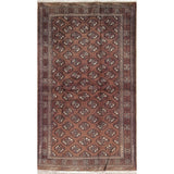 Bokhara Geometric Hand-Knotted Wool Pakistan Oriental Rug - 5'10" x 3'4" Runner
