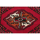 Bokhara Hand Knotted Traditional Oriental Wool Pakistani Rug - 6' 4" x 2' 0" Runner