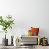 Bold Flowers Polyester Indoor Pillow