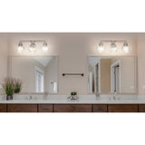 Bolha 24" 3-light Metal/ Bubbled Glass Vanity Light, Chrome by JONATHAN Y
