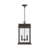 Bolton 2-light Oiled Bronze Outdoor Hanging Lantern/ Pendant