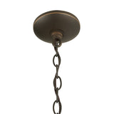 Bolton 2-light Oiled Bronze Outdoor Hanging Lantern/ Pendant
