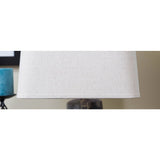 Somette Outlet Nostalgic Stamps Rectangular Table Lamp