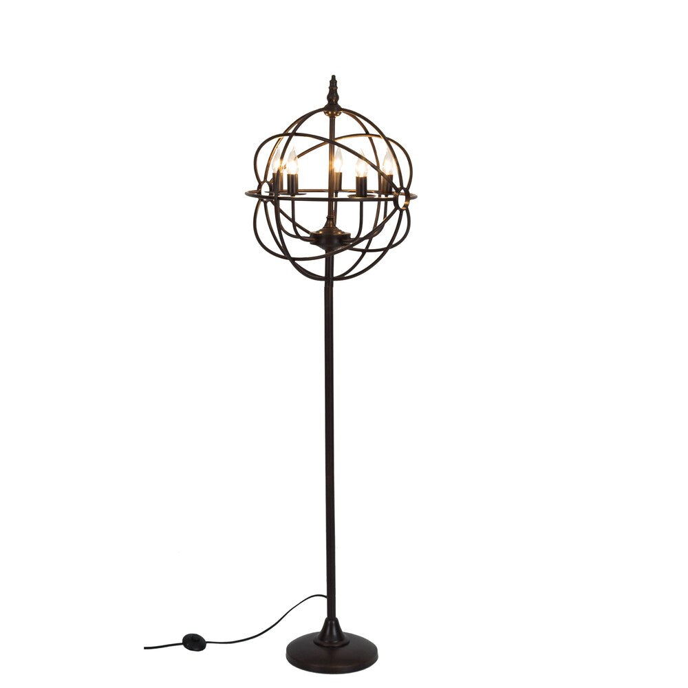 Somette Steampunk Bronze 63-inch Floor Lamp