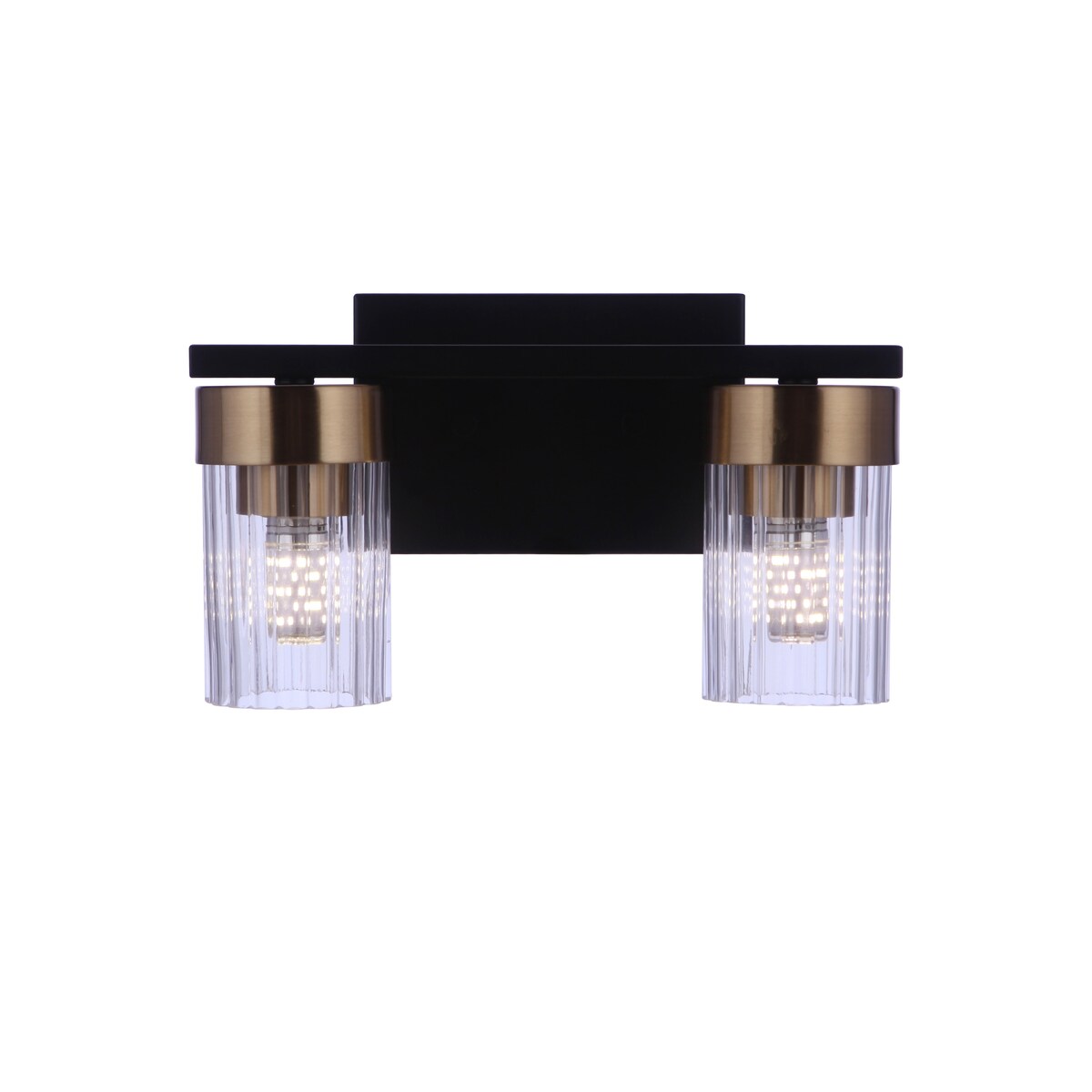 Bond Street - Flat Black/Satin Brass