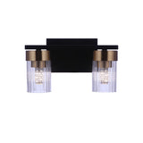 Bond Street - Flat Black/Satin Brass