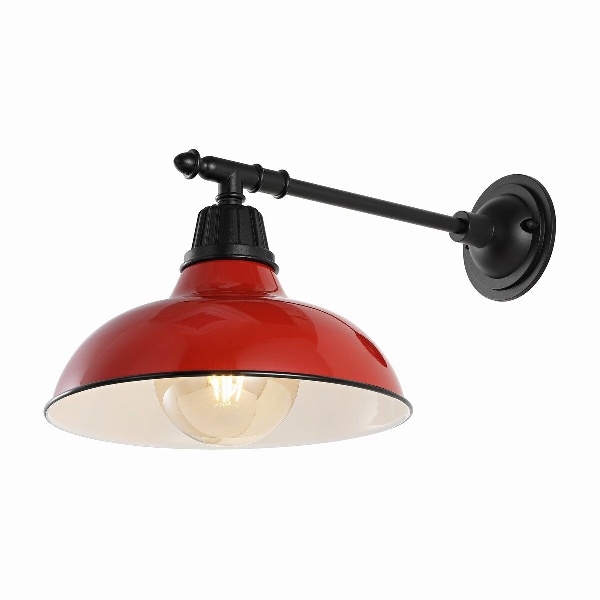 Bonner 12.25" Farmhouse Indoor/Outdoor LED Victorian Arm Sconce