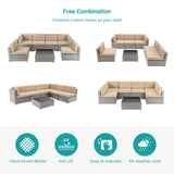 Bonosuki 7-Piece Patio Furniture Set All-Weather Conversation Sets