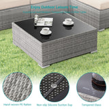 Bonosuki 7-Piece Patio Furniture Set All-Weather Conversation Sets
