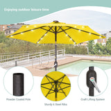 Bonosuki 7.5Ft LED Patio Market Umbrella Outdoor Table Umbrella