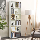 Bookcase and Bookshelf, Floor Standing 6-Story High Bookshelf