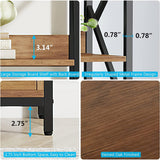 5-Tier Bookcase with 2 Drawers, 70.86'' Tall Bookshelf with Open Storage Shelf for Home Office