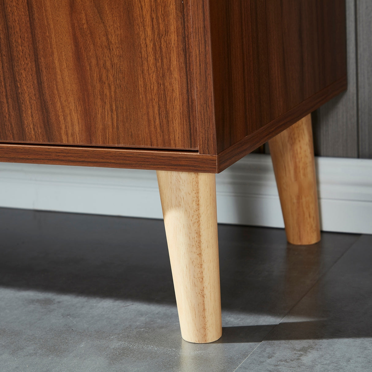 Tall Wood Bookcase Bookshelf
