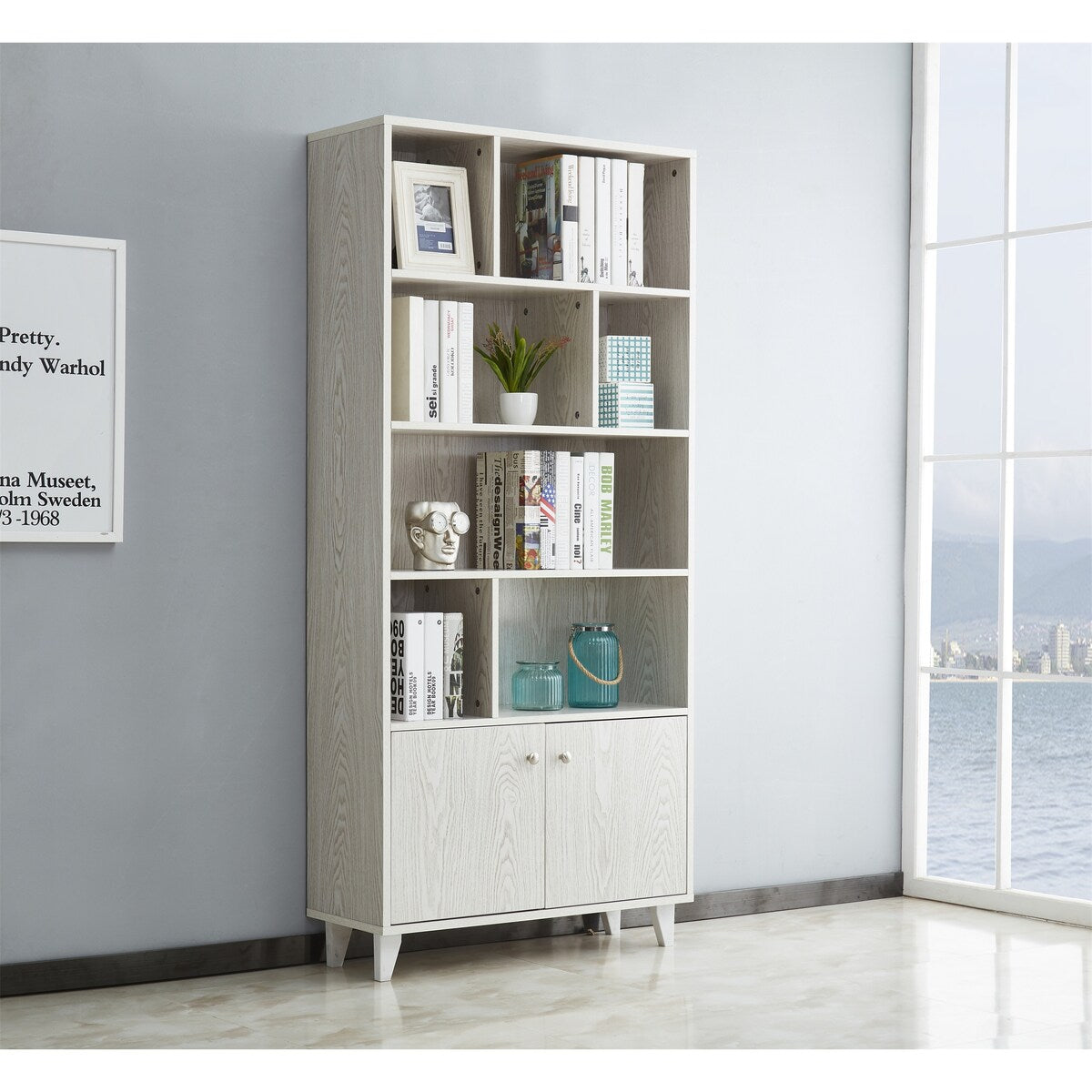 Bookshelf with Doors