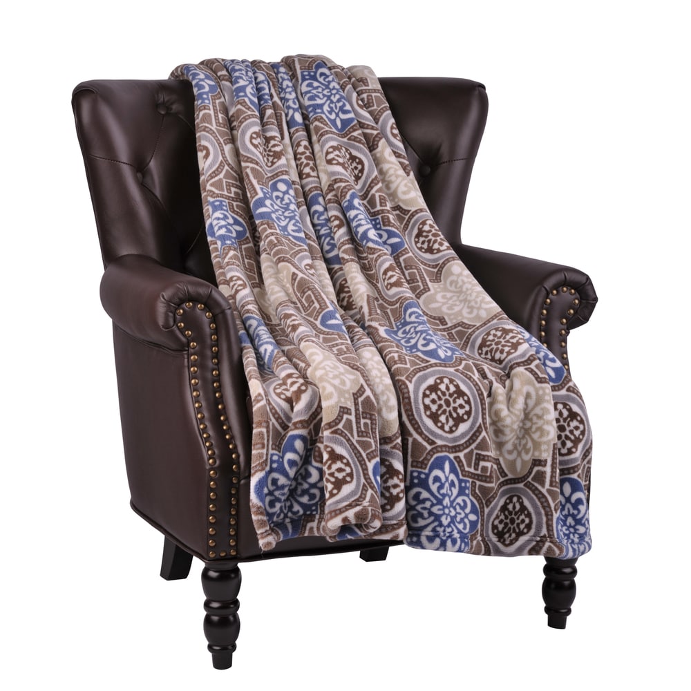 Flannel Velvet Risa Throw