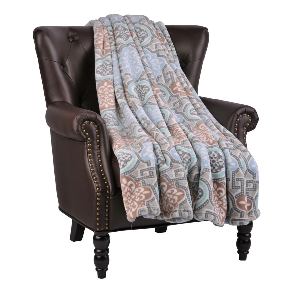 Flannel Velvet Risa Throw