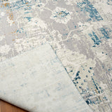 Borderless Transitional Abstract Area Rug