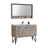 Bosco 48" Modern Bathroom Vanity w/ Quartz Countertop