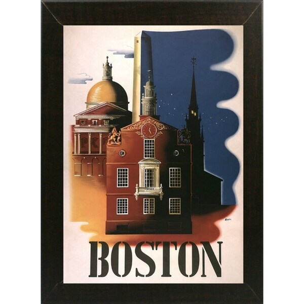 Boston Architecture-VINAPP119688 Print 16.75"x11.75" by Vintage Apple Collection