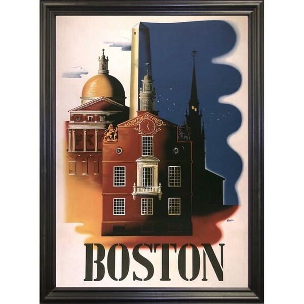 Boston Architecture-VINAPP119688 Print 16.75"x11.75" by Vintage Apple Collection