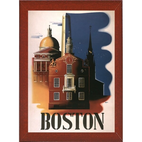 Boston Architecture-VINAPP119688 Print 16.75"x11.75" by Vintage Apple Collection