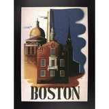 Boston Architecture-VINAPP119688 Print 16.75"x11.75" by Vintage Apple Collection