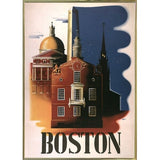 Boston Architecture-VINAPP119688 Print 16.75"x11.75" by Vintage Apple Collection
