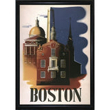 Boston Architecture-VINAPP119688 Print 16.75"x11.75" by Vintage Apple Collection
