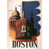 Boston Architecture-VINAPP119688 Print 16.75"x11.75" by Vintage Apple Collection